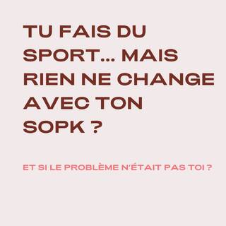 Tu fais du sport.
Tu fais des efforts.
Et pourtant… rien ne change.

Avec un SOPK, ce n’est pas parce que tu n’en fais pas assez.
C’est souvent parce que tu ne fais pas ce qui est adapté à ton corps.

Le problème, ce n’est pas toi.
C’est les méthodes qu’on t’a apprises.

👉 trop de cardio
👉 trop d’intensité
👉 pas assez de structure

Résultat : fatigue, stagnation, incompréhension.

Alors non, tu n’as pas besoin de faire plus.
Tu as besoin de faire mieux.

C’est exactement pour ça que j’ai créé Woman Sculpt :
un programme sportif abdos-fessiers-sèche pensé pour les femmes avec SOPK, en salle, avec une logique de progression, d’adaptation dans les périodes plus difficiles, et de résultats durables.

💗 Si tu veux enfin comprendre ton corps et progresser avec lui (et non contre lui), tout est en bio.

Le corps d’une femme ne fonctionne pas comme celui d’un homme. 

#sopk #sportsopk #syndromedesovairespolykystiques #fitnessfemme #femmesopk